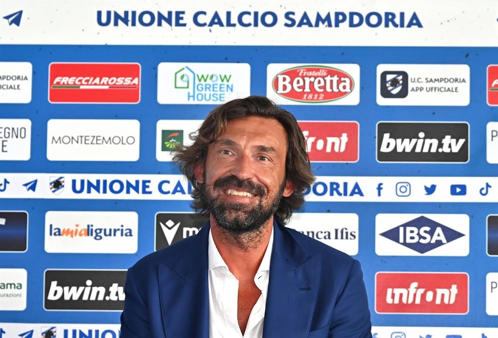 Coach Pirlo na ruim een seizoen ontslagen bij Sampdoria