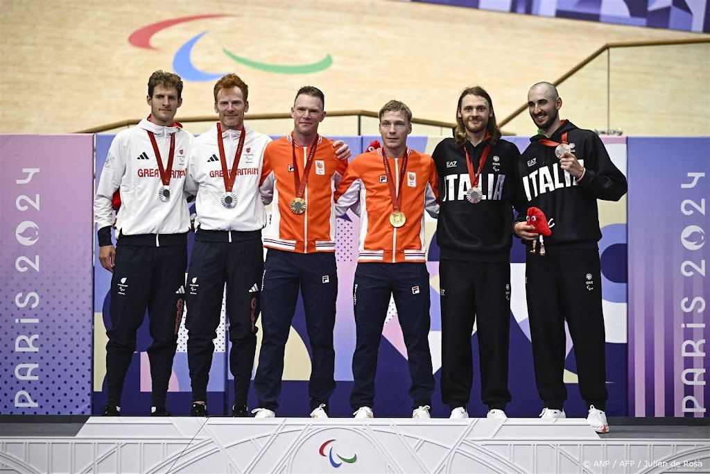 Ook paralympisch goud voor baanwielrenner Bangma 