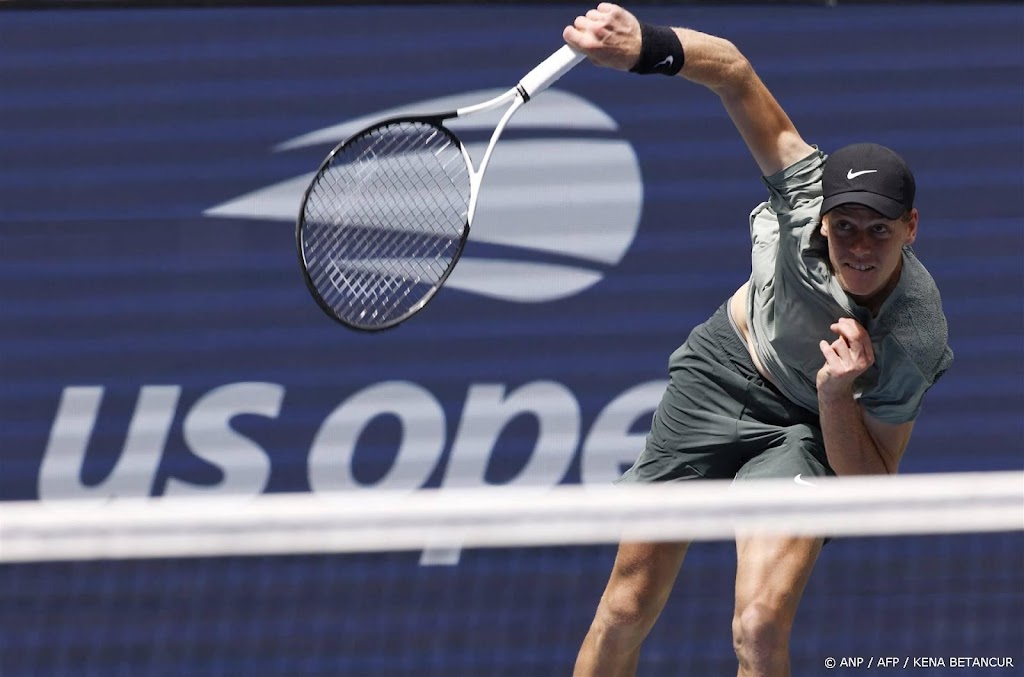 Tennisser Sinner probleemloos naar derde ronde van US Open