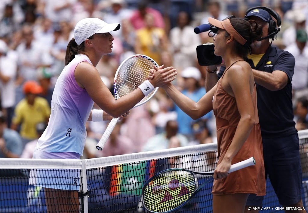 Tennisster Swiatek gunt Japanse Shibahara één game