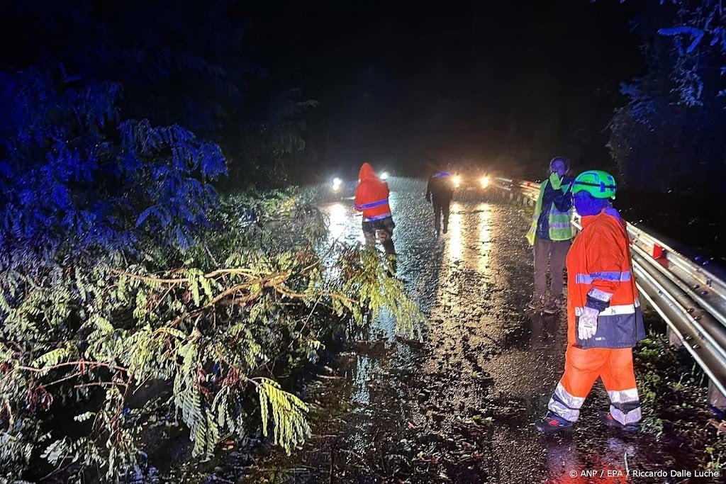 Schade door noodweer in noorden van Italië