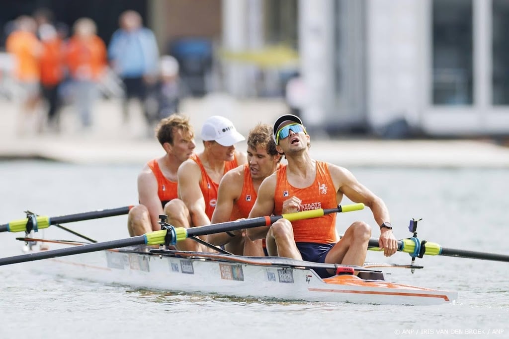 Roeiers vierzonder pakken zilver in spannende finale op WK