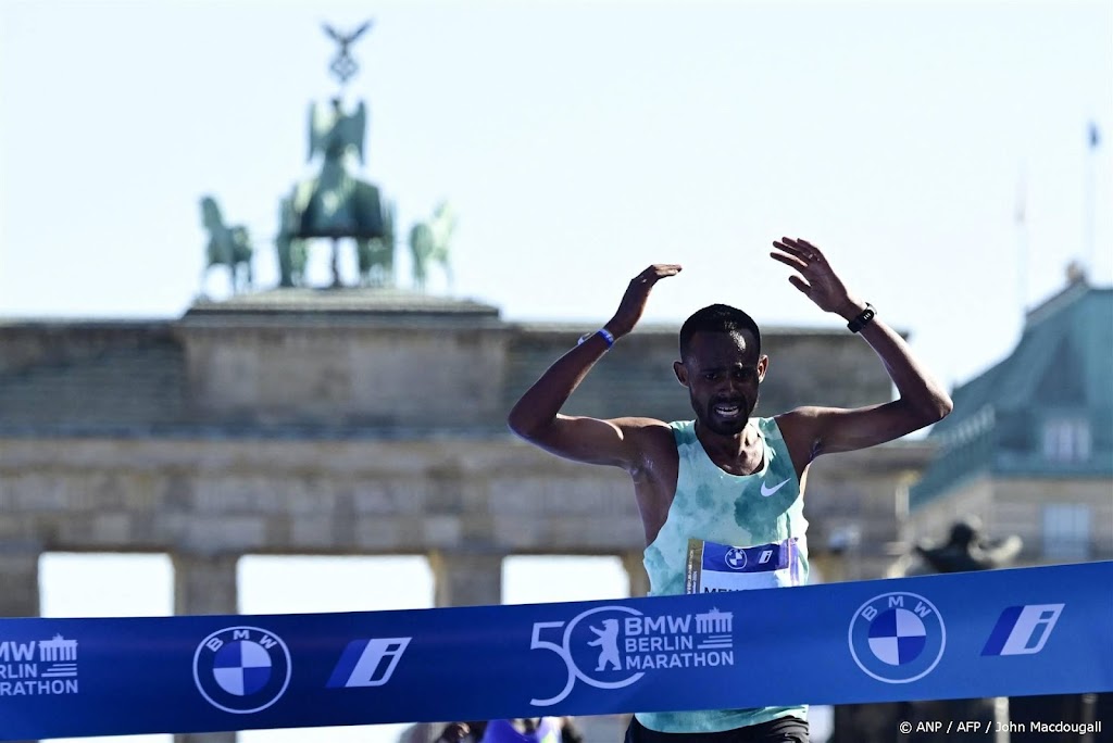 Wereldrecords blijven uit in jubileumeditie marathon Berlijn