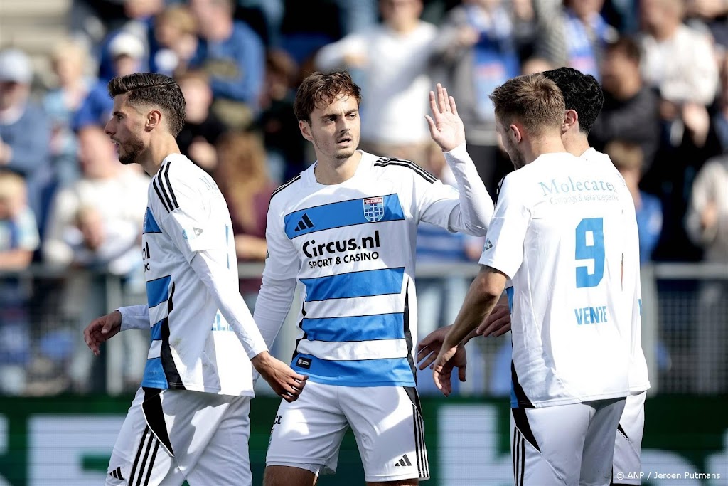 PEC Zwolle wint dankzij eigen doelpunt Almere City FC
