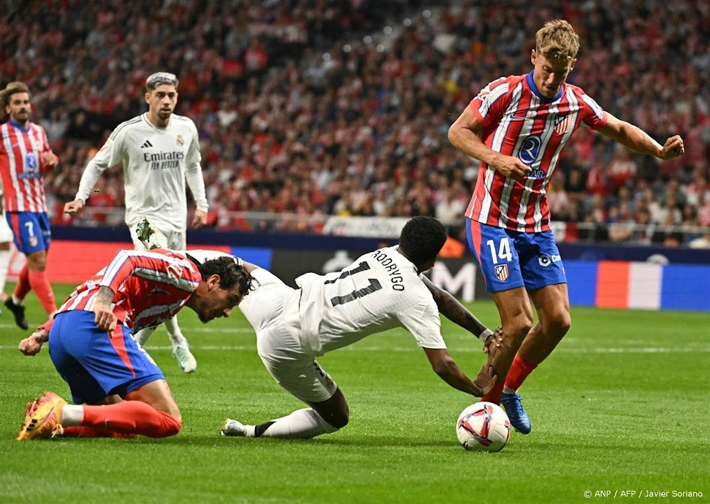 Geen winnaar in derby tussen Atlético en Real Madrid 