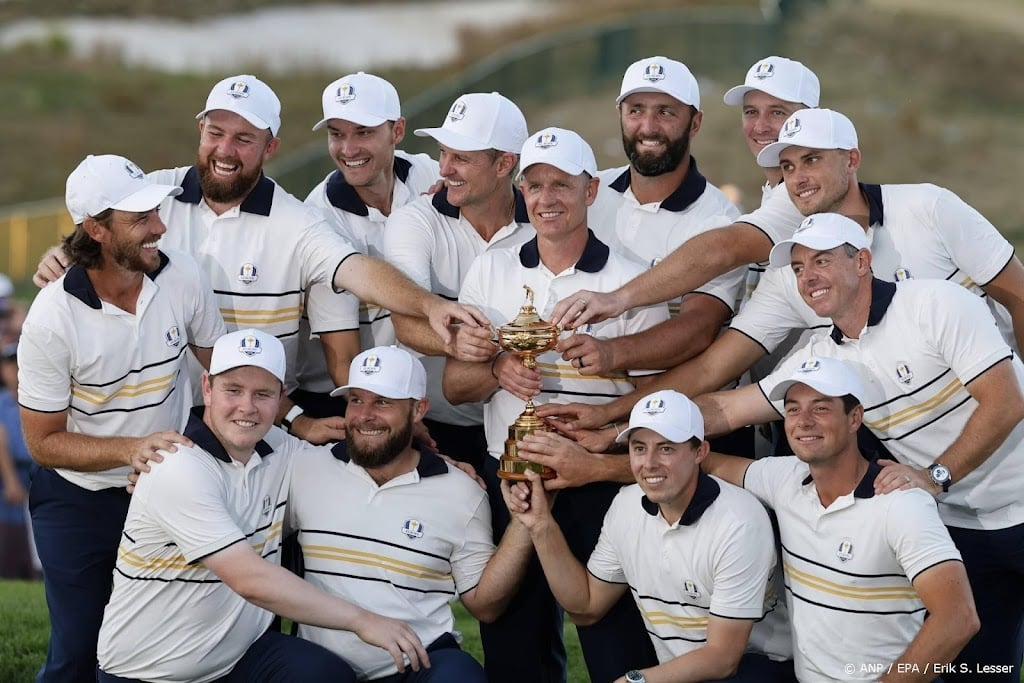 Europese golfers winnen Ryder Cup opnieuw