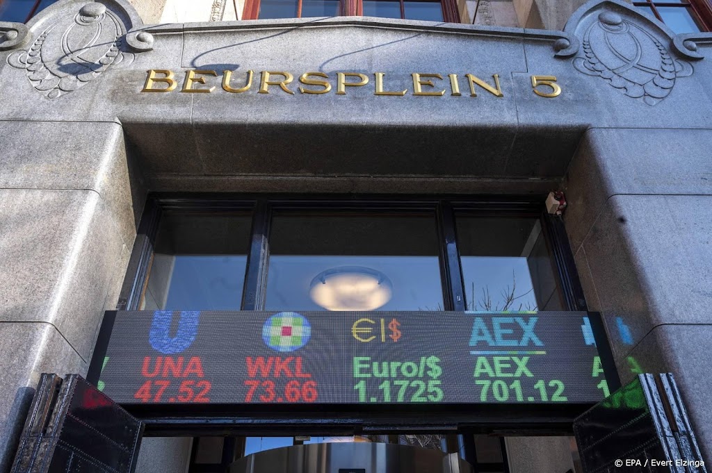 Kleine min voor aandelenbeurs Amsterdam 