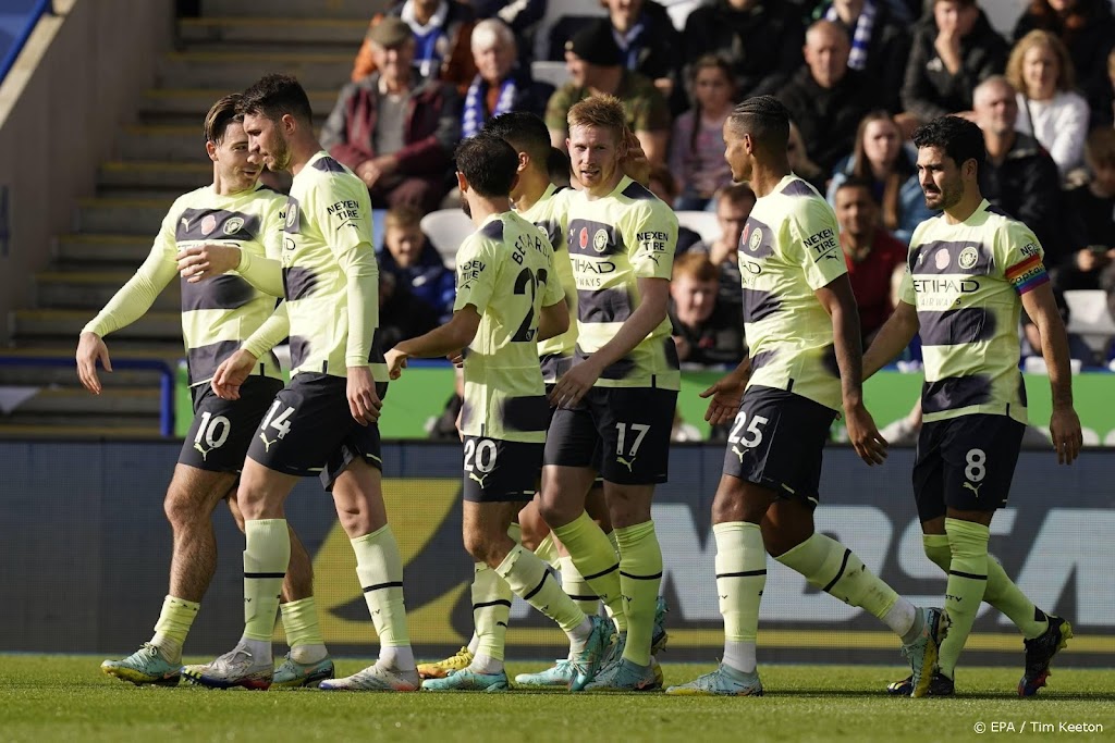 De Bruyne schiet City uit vrije trap langs Leicester