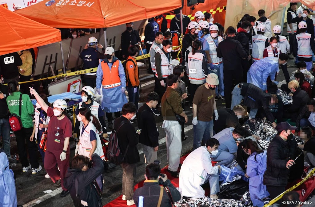 Dodental door chaos tijdens halloweenfeest in Seoul nadert 150