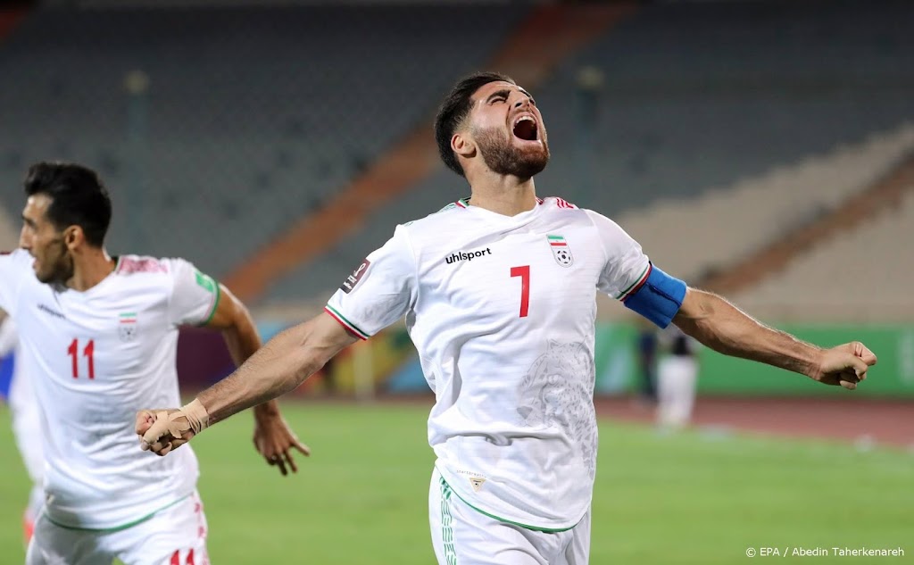 Iran oefent voor WK voetbal zonder publiek