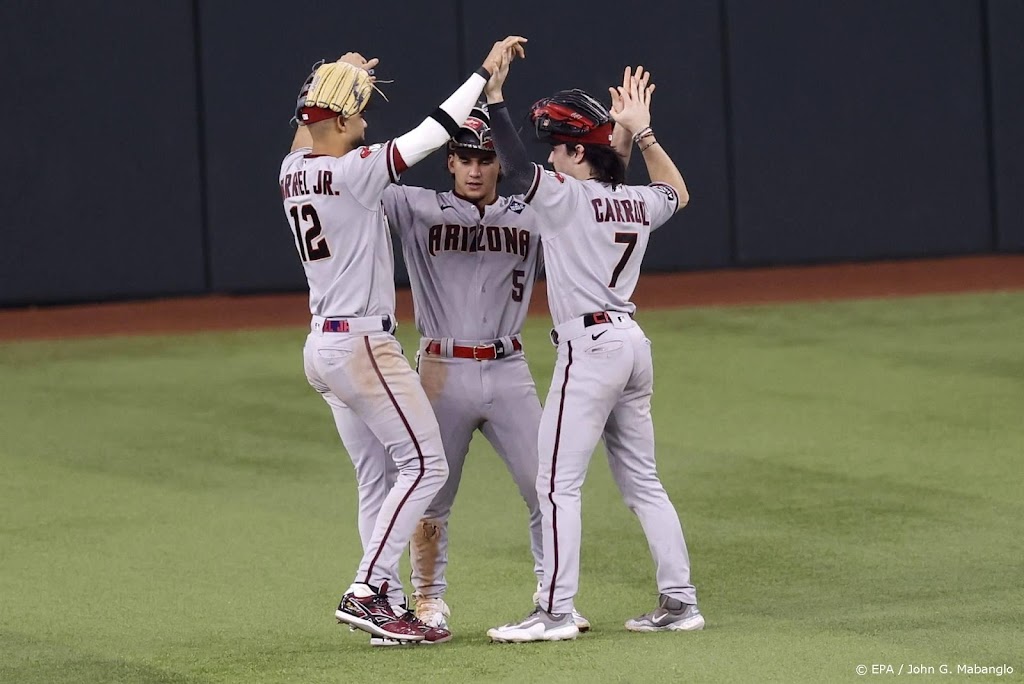 Honkballers Diamondbacks winnen tweede duel in World Series