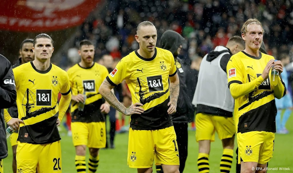 Strijdbaar Borussia Dortmund verliest punten in Frankfurt 