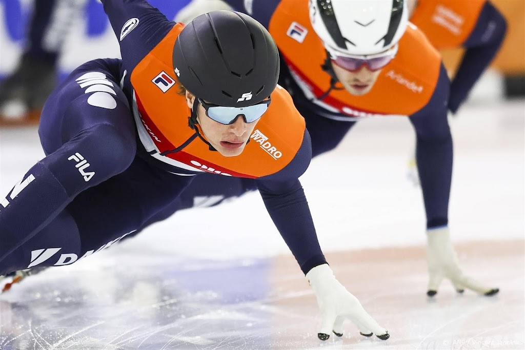 Goud Van 't Wout op 1000 meter in wereldbeker shorttrack Montreal