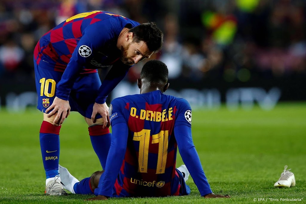 Barcelona tien weken zonder Dembélé