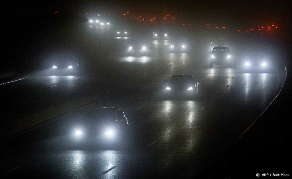 Code geel voor zuidwesten van Nederland vanwege dichte mist