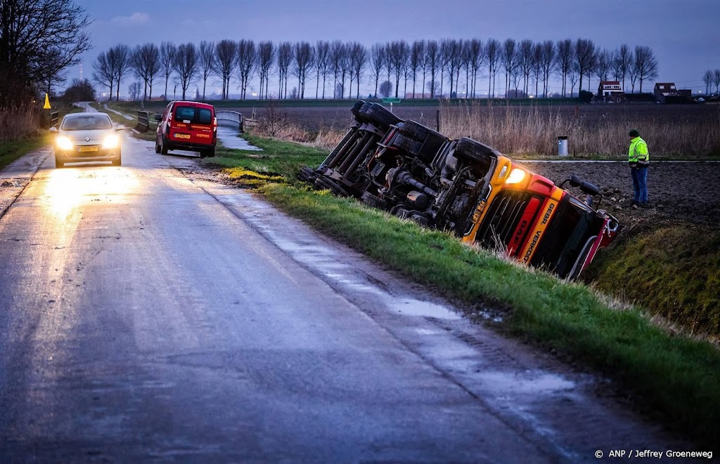 Code geel in groot deel van het land om gladheid op de weg