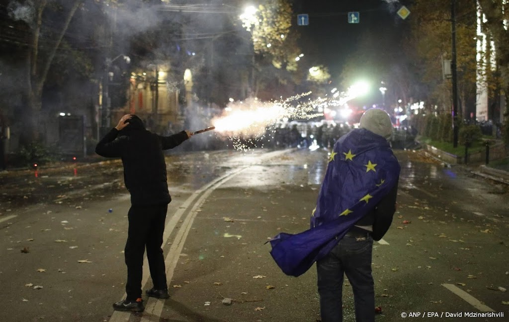 Politiegeweld en aanhoudingen bij pro-Europees protest Georgië