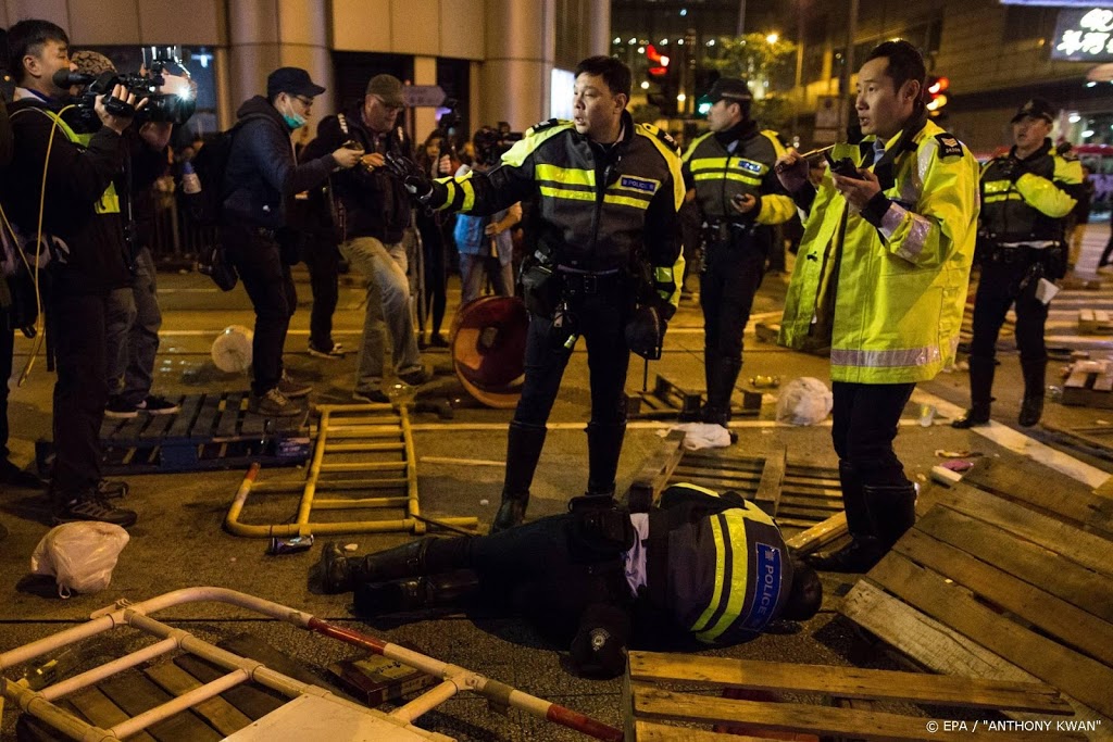 'Economie Hongkong krimpt als gevolg van protesten'