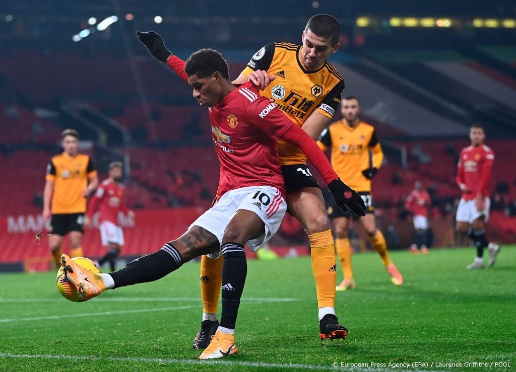 Spits Rashford schiet United naar tweede positie Premier League 