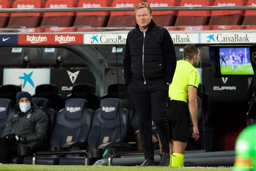 Coach Koeman gelooft niet echt meer in landstitel voor Barcelona