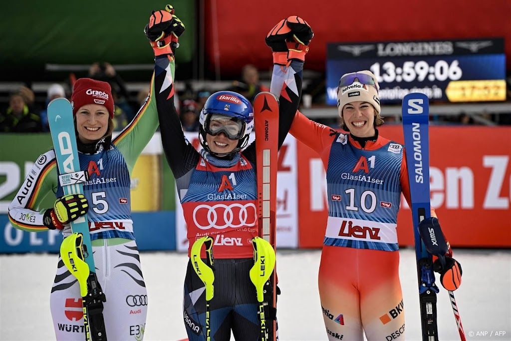 Skiester Shiffrin wint slalom in Lienz 