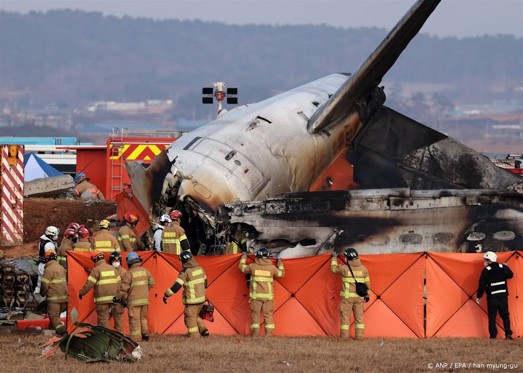 Bijna alle slachtoffers van vliegtuigcrash Zuid-Korea overleden