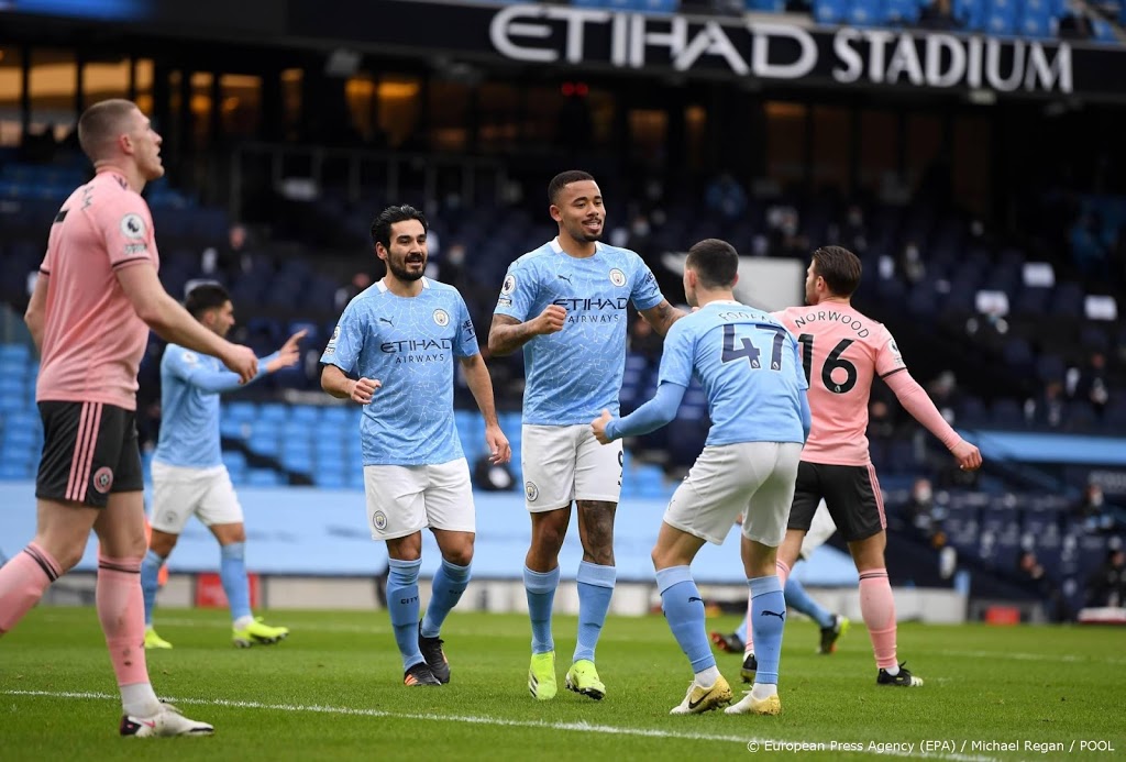 City boekt zuinige zege op Sheffield en wint voor 12e keer op rij
