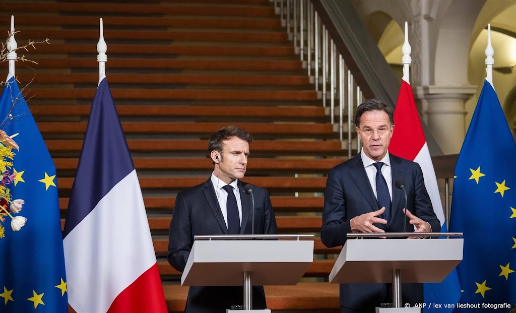 Rutte en Macron eens over aanpak migratie 
