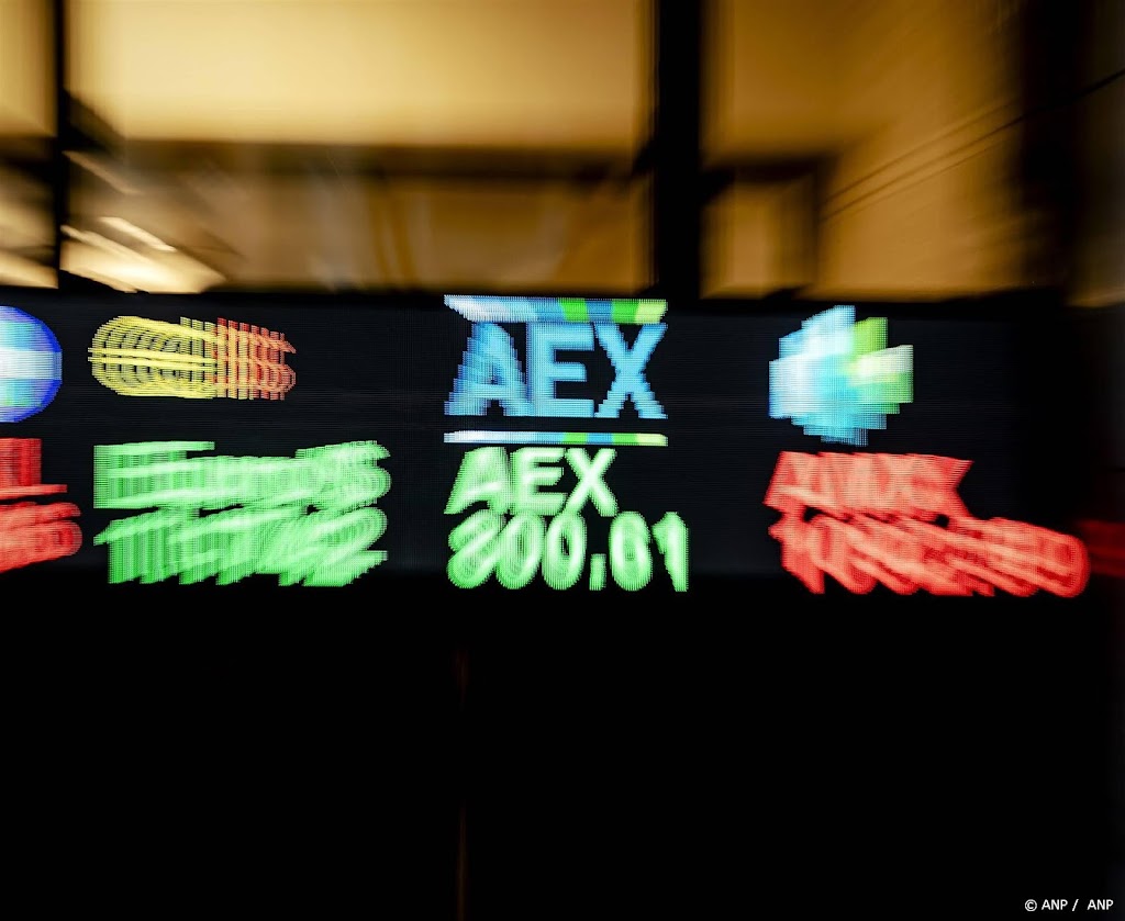 AEX-index op Amsterdamse beurs nadert recordstand