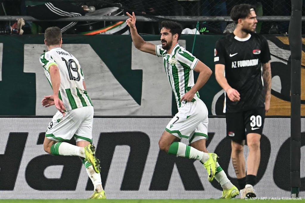 AZ met nederlaag bij Ferencváros (4-3) verder naar tussenronde EL
