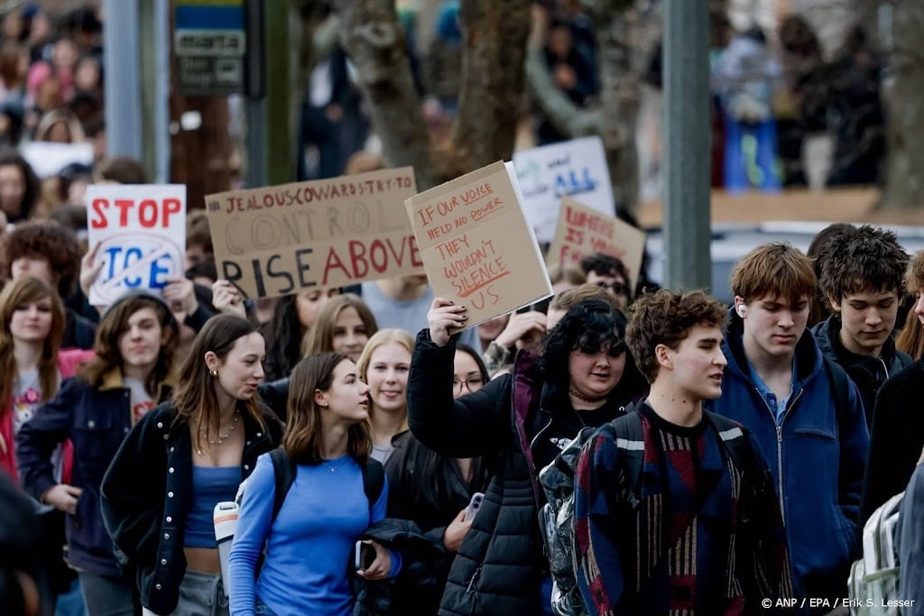 Duizenden demonstranten bij ICE-protest Minneapolis