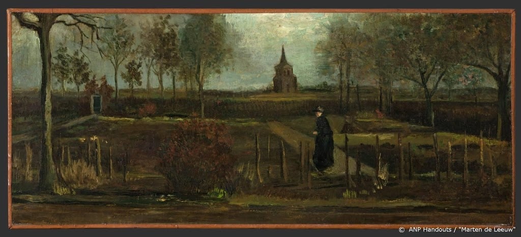 Gestolen Lentetuin toont pastorietuin van ouders Van Gogh