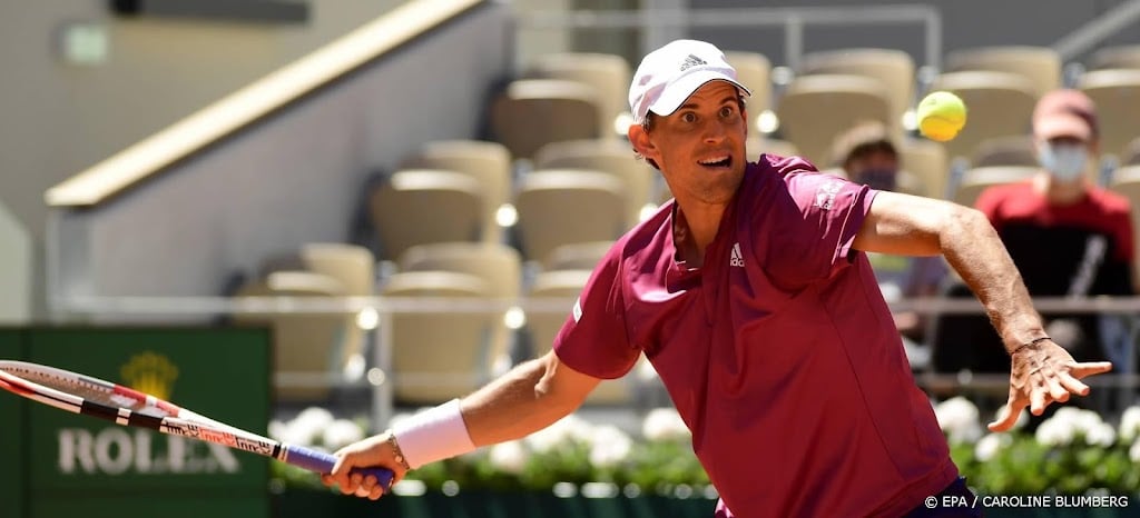 Tennisser Thiem test dag na rentree positief op coronavirus