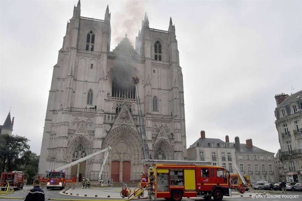 Vier jaar cel voor brandstichting kathedraal Nantes