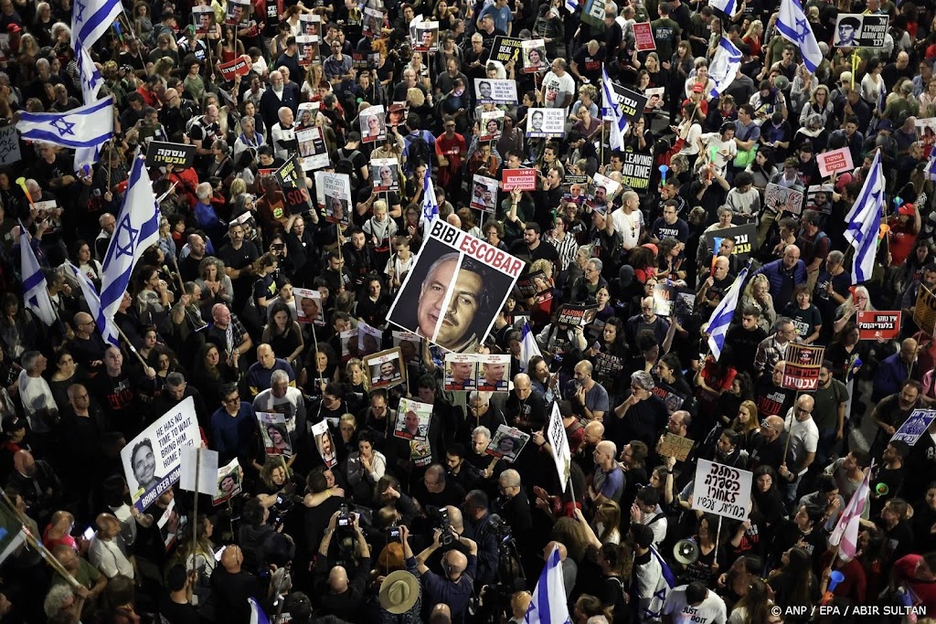 Weer talrijke demonstraties tegen regering Netanyahu in Israël