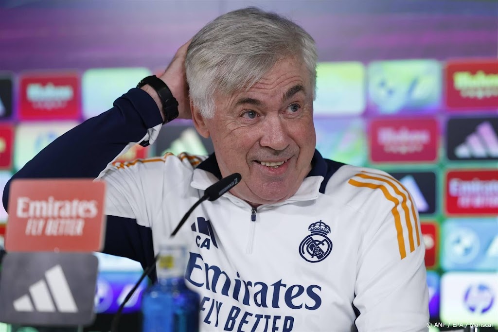 Coach Ancelotti prijst vechtlust spelers Real Madrid