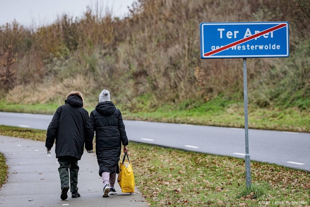 Aantal asielzoekers in Ter Apel daalt, maar blijft boven 2000