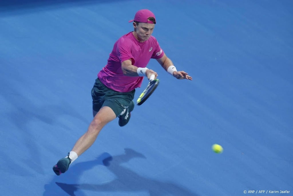 Tennisser De Jong uitgeschakeld in eerste ronde Marrakech