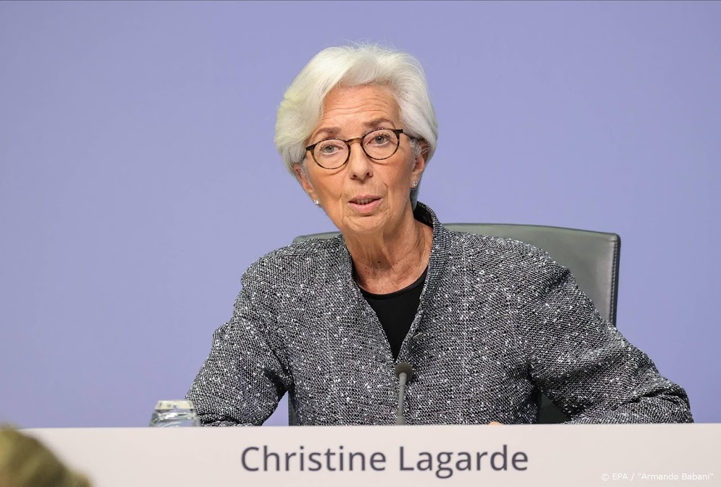 Lagarde rekent op krimp eurozone dit jaar tot wel 12 procent