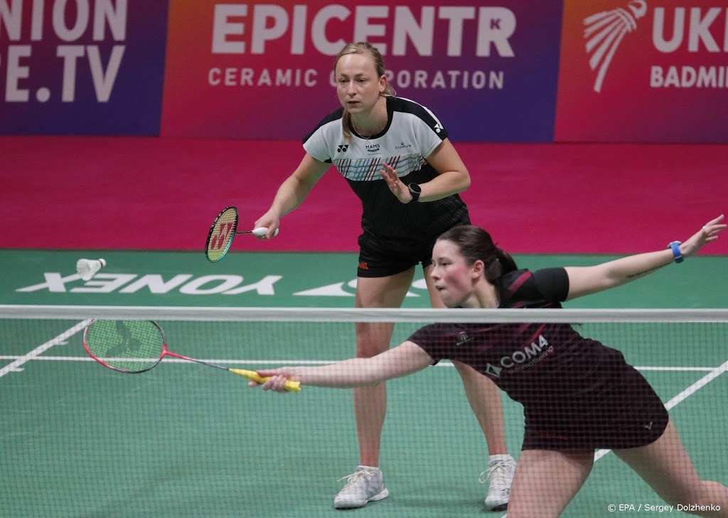 Badmintonduo Piek en Seinen naar halve finales EK