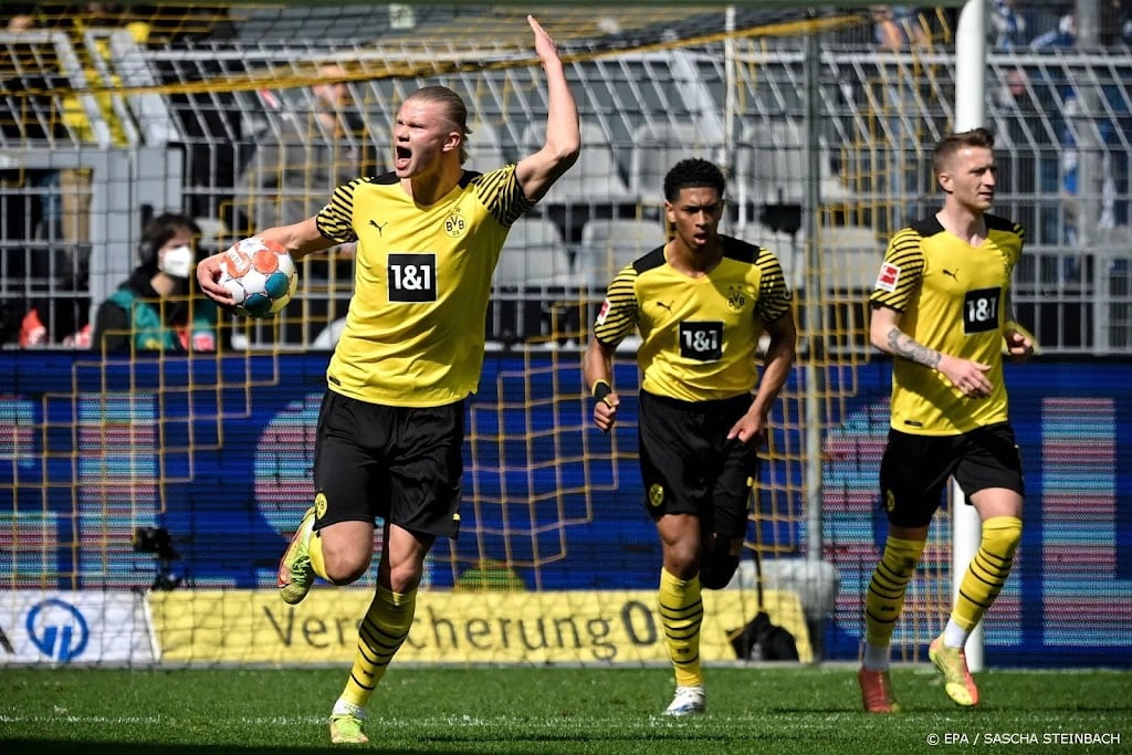 Haaland vestigt record met zestig doelpunten in slechts 65 duels