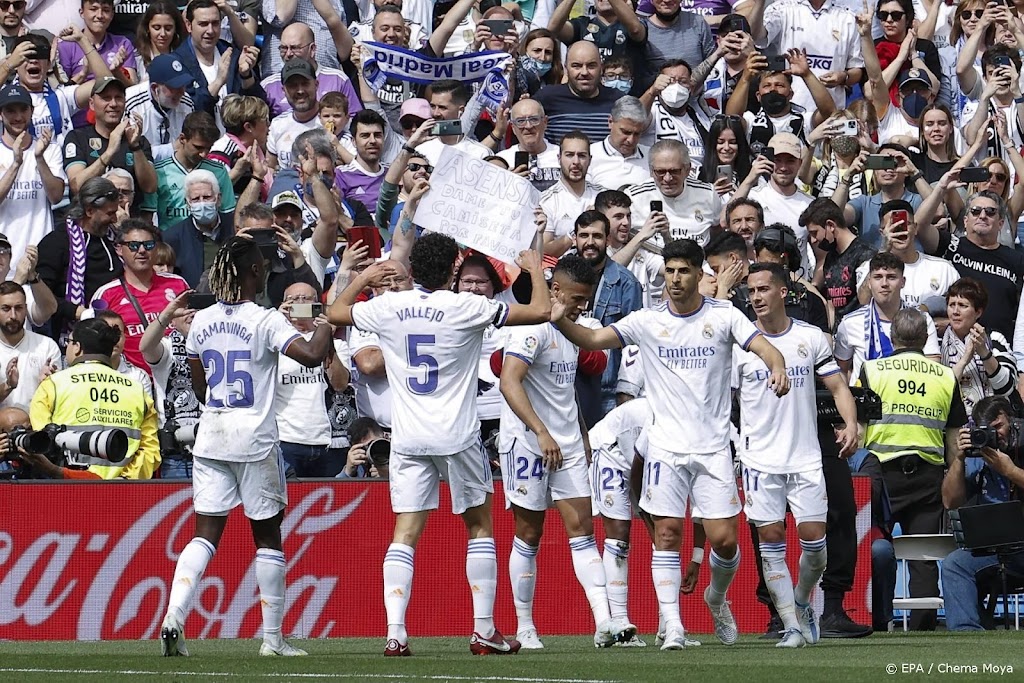 Real behaalt 35e landstitel dankzij ruime zege (4-0) op Espanyol