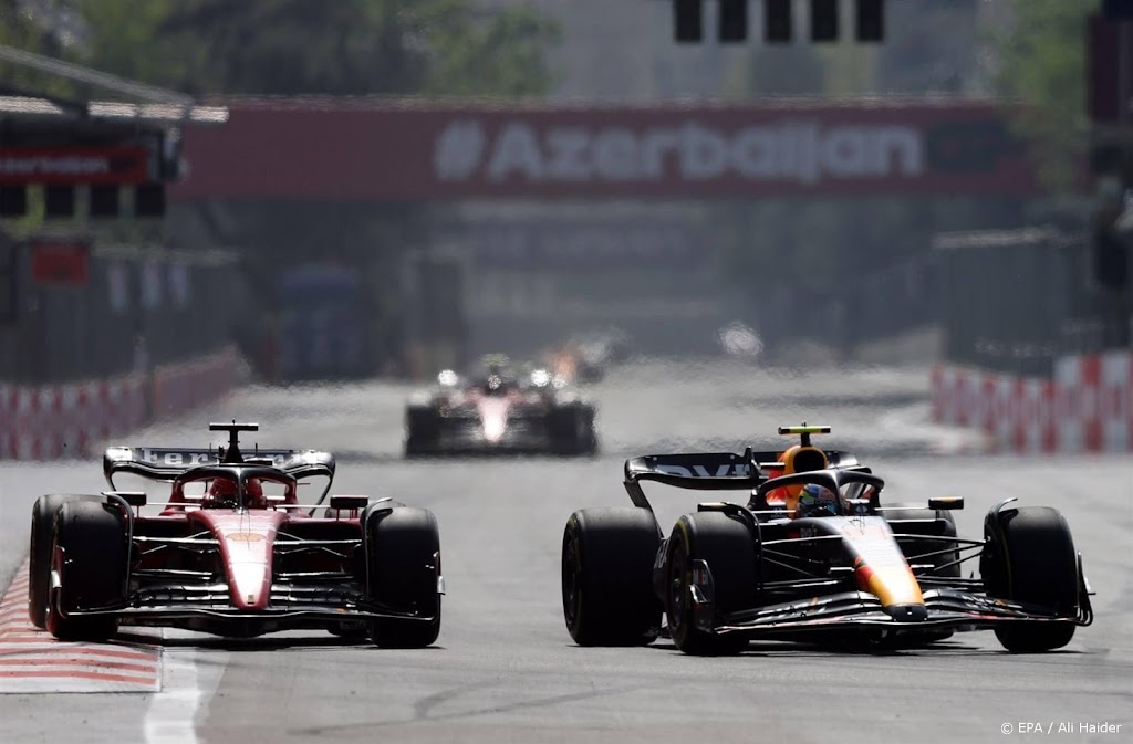 Pérez verslaat teamgenoot Verstappen en wint GP van Azerbeidzjan 