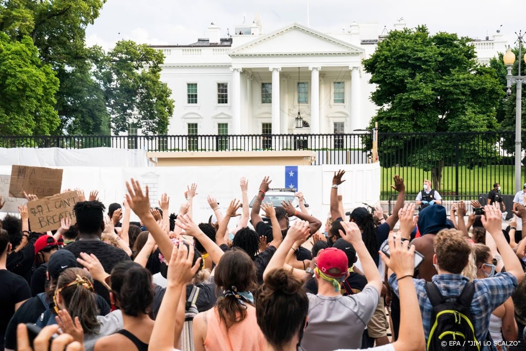 Witte Huis afgesloten tijdens protesten in Washington