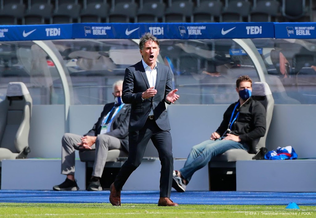 Hertha-coach Labbadia wil al omhoog kijken na succesreeks