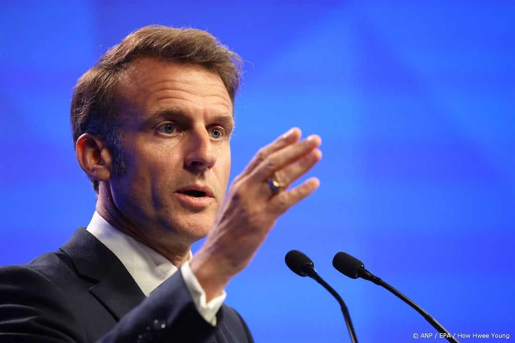 Macron: in de steek laten Gaza funest voor krediet Westen