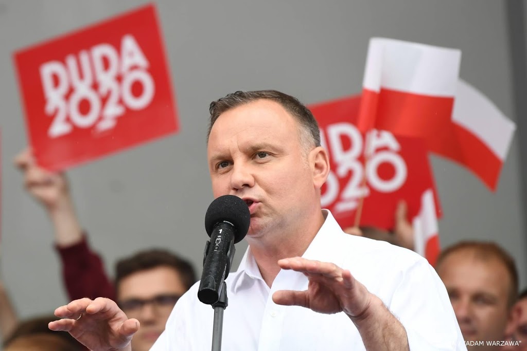 Duda winnaar eerste ronde presidentsverkiezing Polen