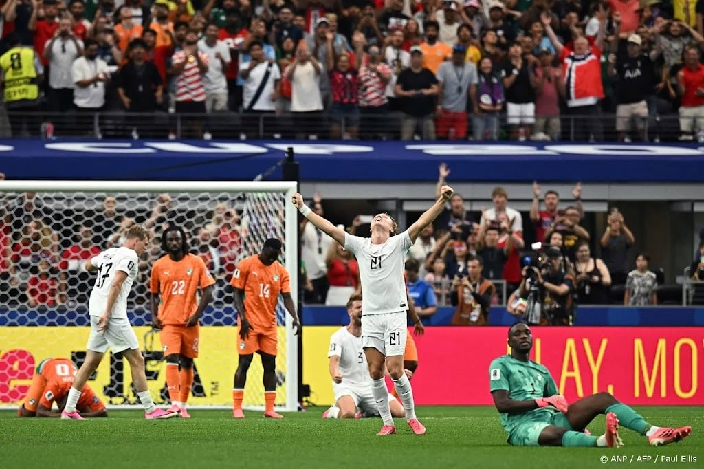 Noorwegen schakelt Ivoorkust uit op WK dankzij late goal Haaland
