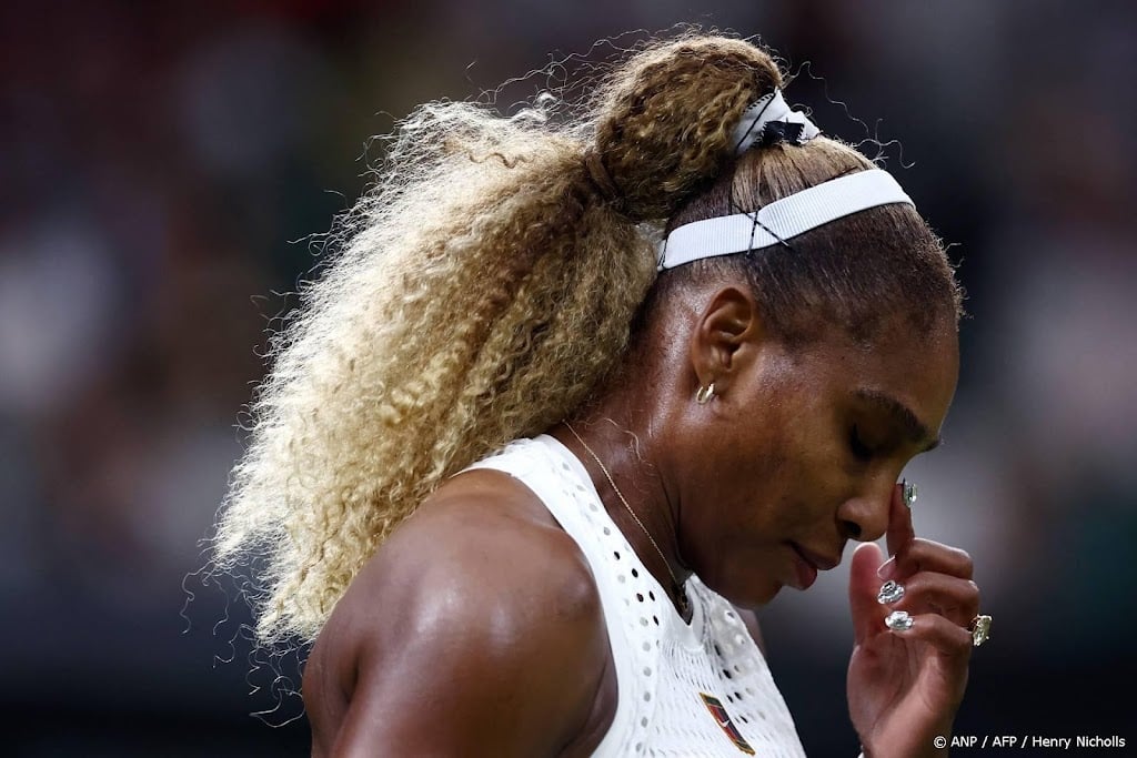 Williams direct uitgeschakeld bij rentree op Wimbledon