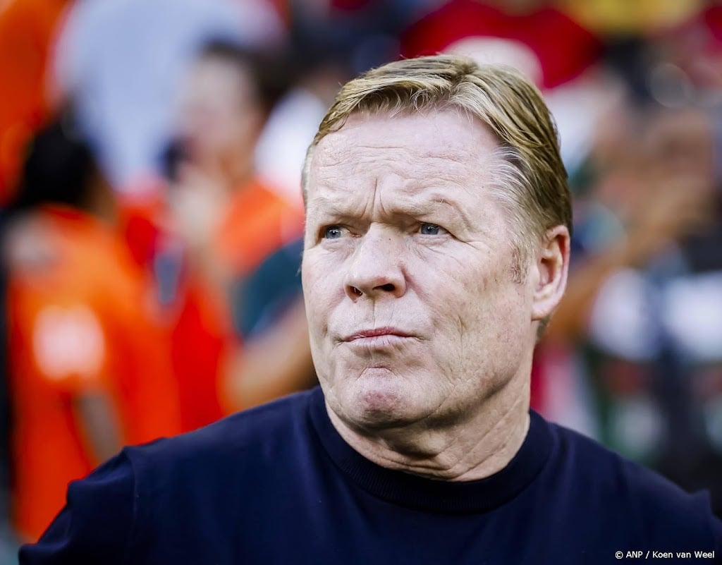 Koeman stopt na 64 interlands als bondscoach Nederlands elftal
